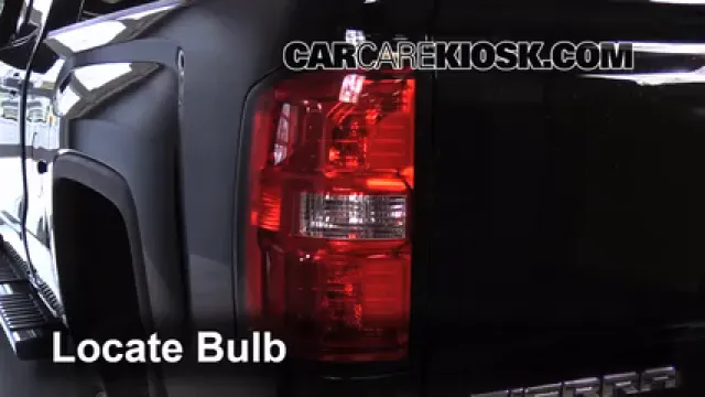 2015 GMC Sierra 2500 HD 6.0L V8 FlexFuel Extended Cab Pickup Lights Tail Light (replace bulb)